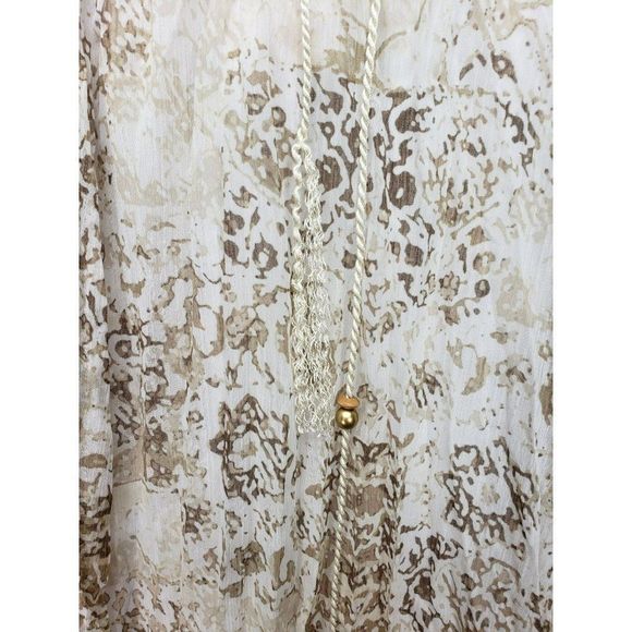 Ruby Rd. Layered Elastic Waist Printed Pleated Size 14 Skirt - Picture 13 of 14